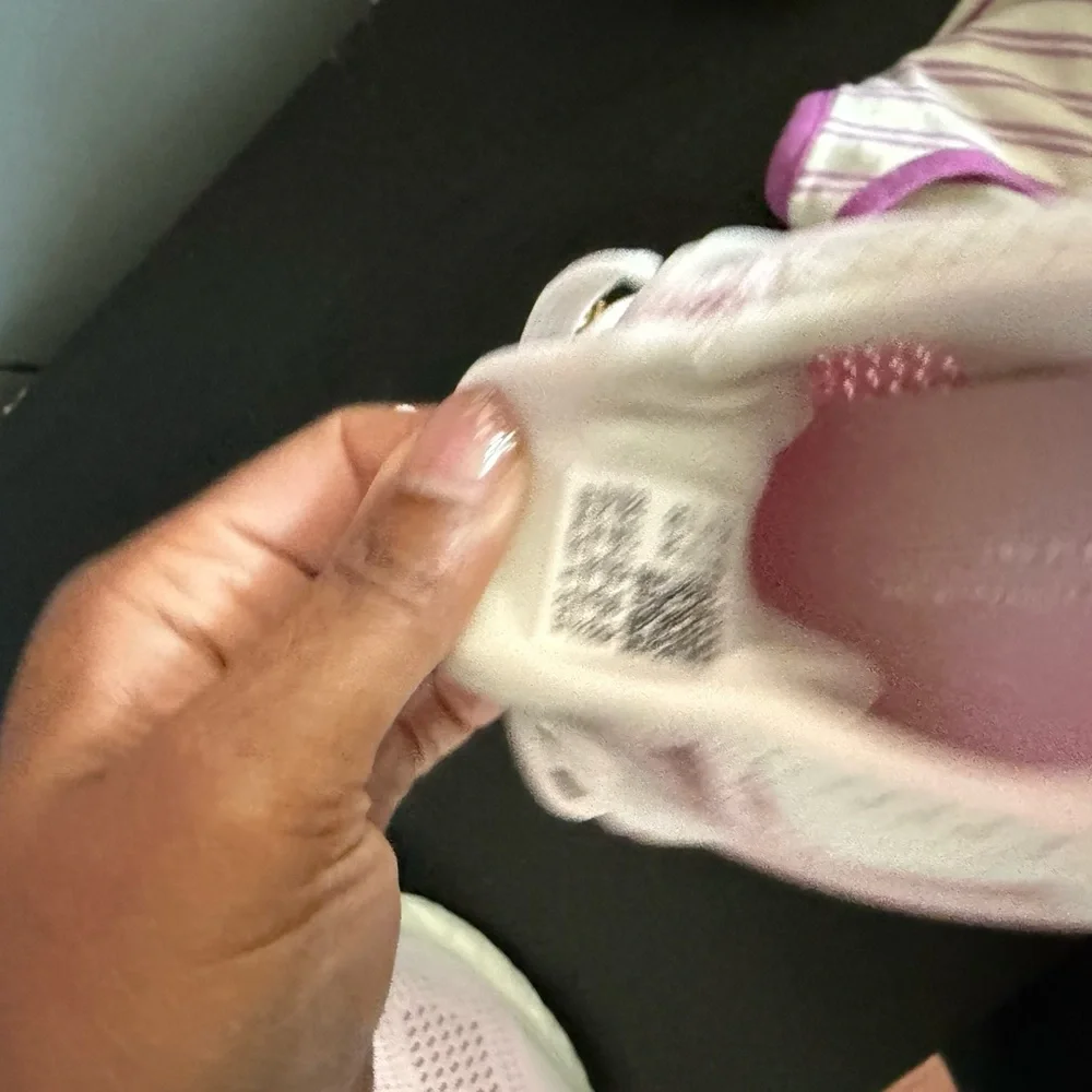 adidas Women's Light Pink and Cream Sneakers - Picture 8 of 10